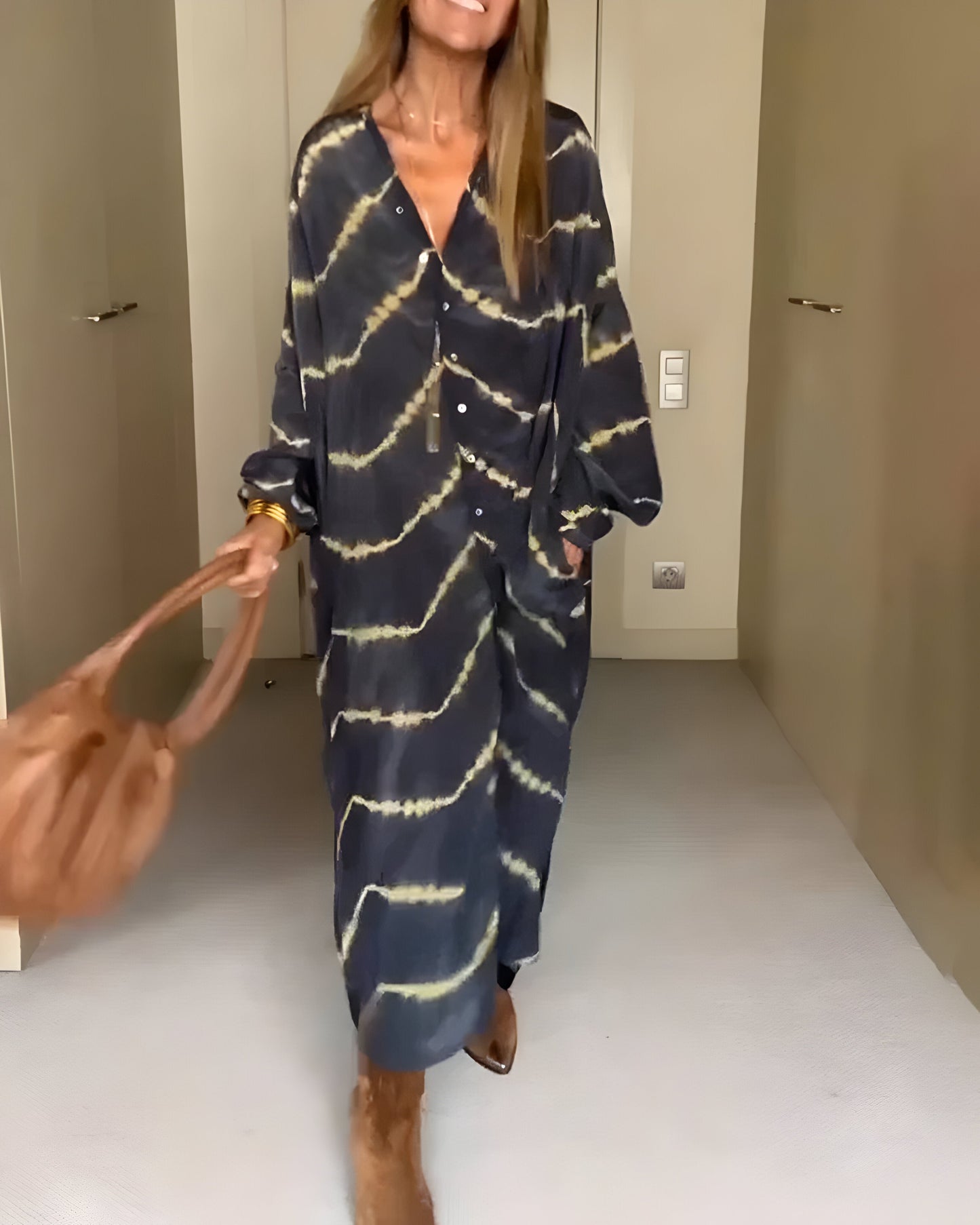 Alinéa™ | Robe Longue Rayée