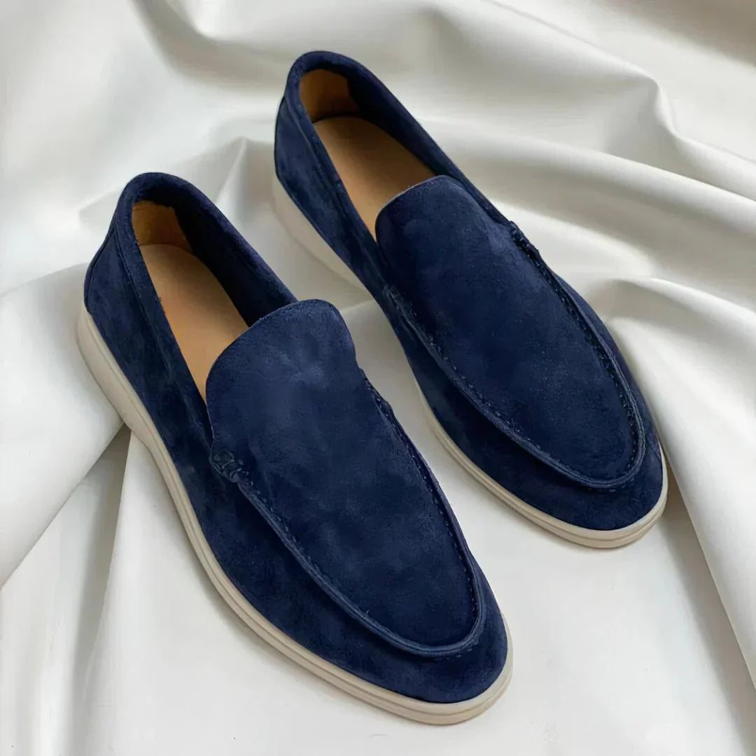 Elegante suède loafers