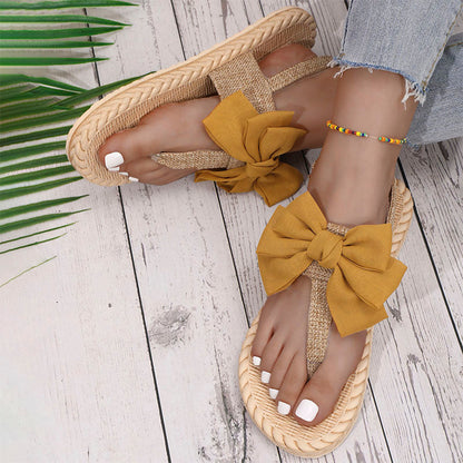 Sandales De Plage Avec Nœud Papillon