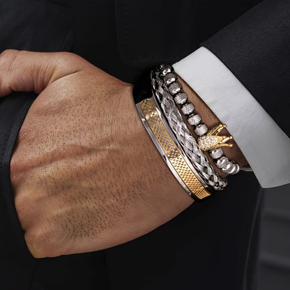 Chez Monsieur™ | Bracelets couronne pour homme, faits main et de luxe