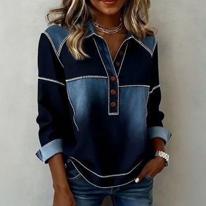 ÉLOÏSE™ | BLOUSE VINTAGE DÉCONTRACTÉE