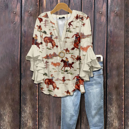 Rayon de Soleil™ – Blouse d’été imprimée