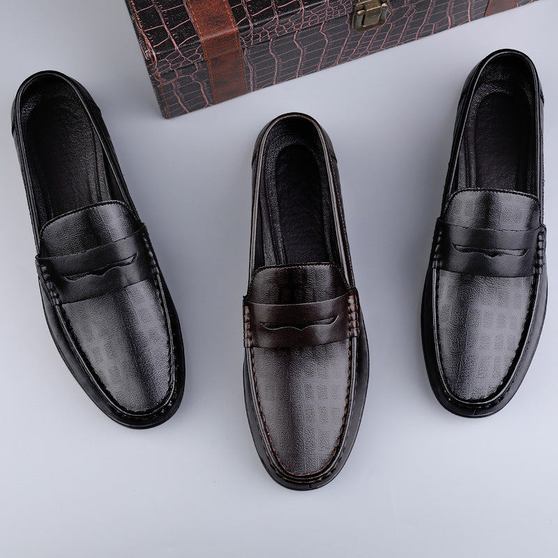 Bernard™ | Mocassin en cuir véritable, finition haut de gamme