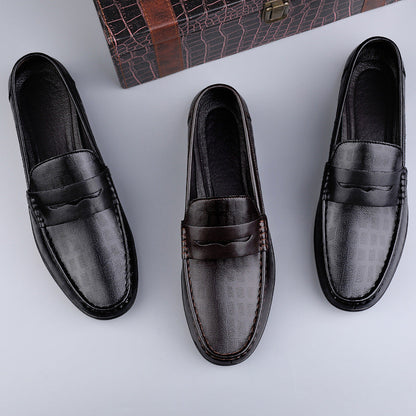 Bernard™ | Mocassin en cuir véritable, finition haut de gamme