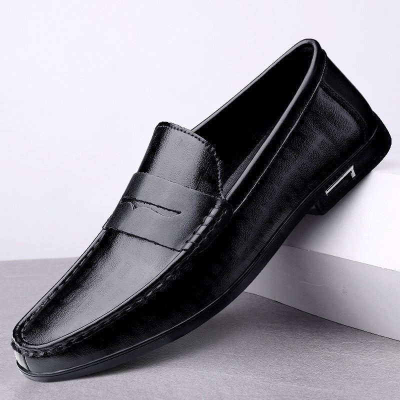 Bernard™ | Mocassin en cuir véritable, finition haut de gamme