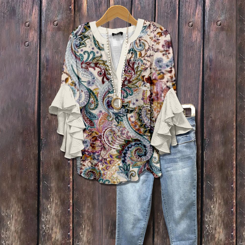 Rayon de Soleil™ – Blouse d’été imprimée