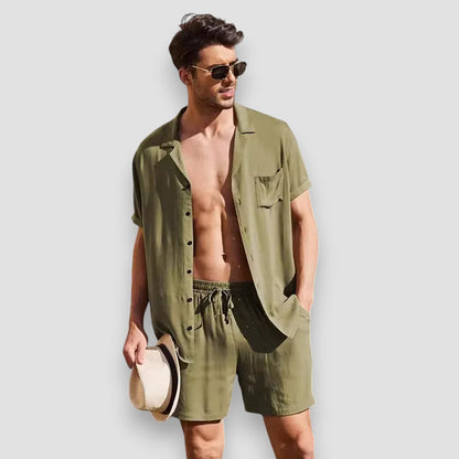 Célestin™ | Chemise d'été en coton et lin