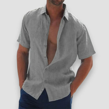 Rennes™ | Chemise décontractée en coton et lin