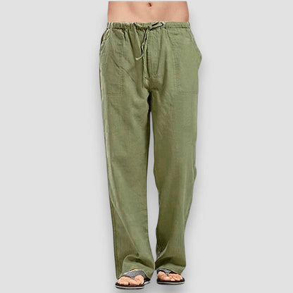 Bordeaux™ | Pantalon d’été en coton et lin