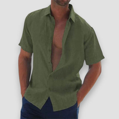 Rennes™ | Chemise décontractée en coton et lin