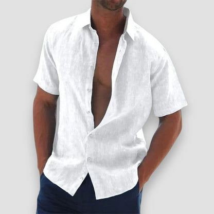 Rennes™ | Chemise décontractée en coton et lin