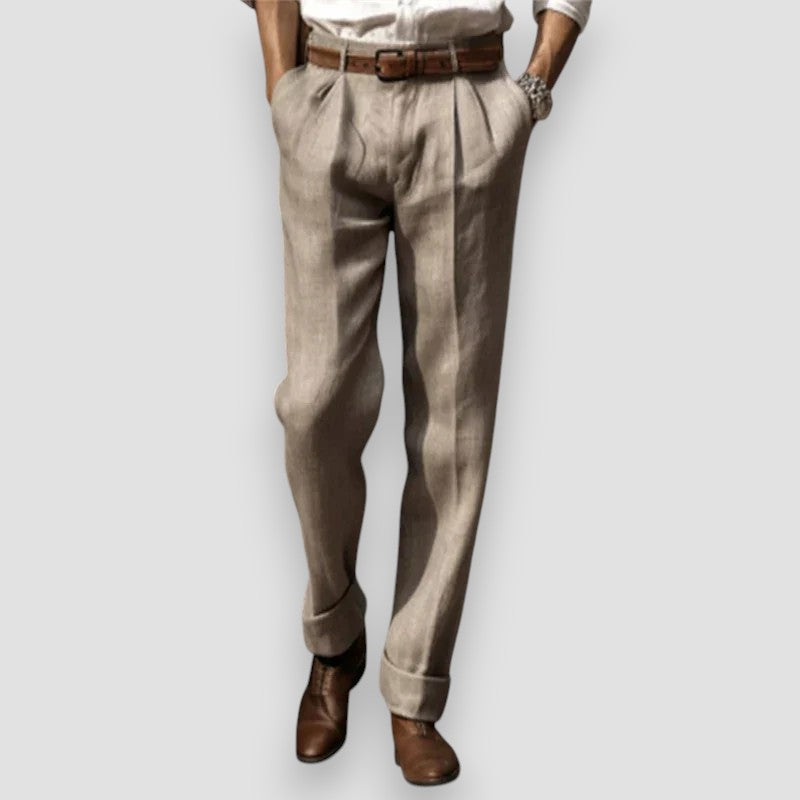 Léonard™ | Pantalon Lin Classique
