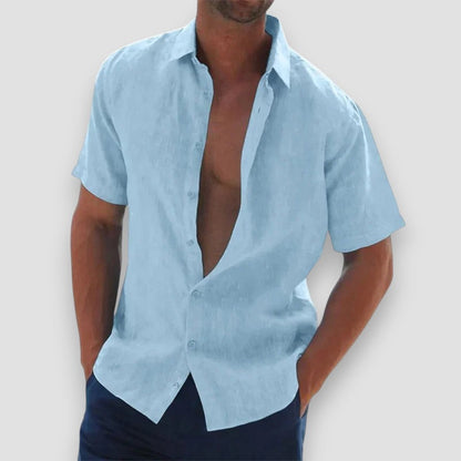 Rennes™ | Chemise décontractée en coton et lin