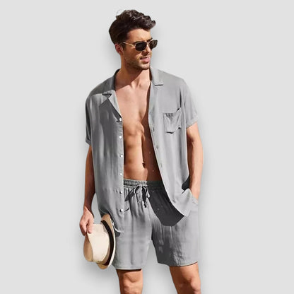 Célestin™ | Chemise d'été en coton et lin