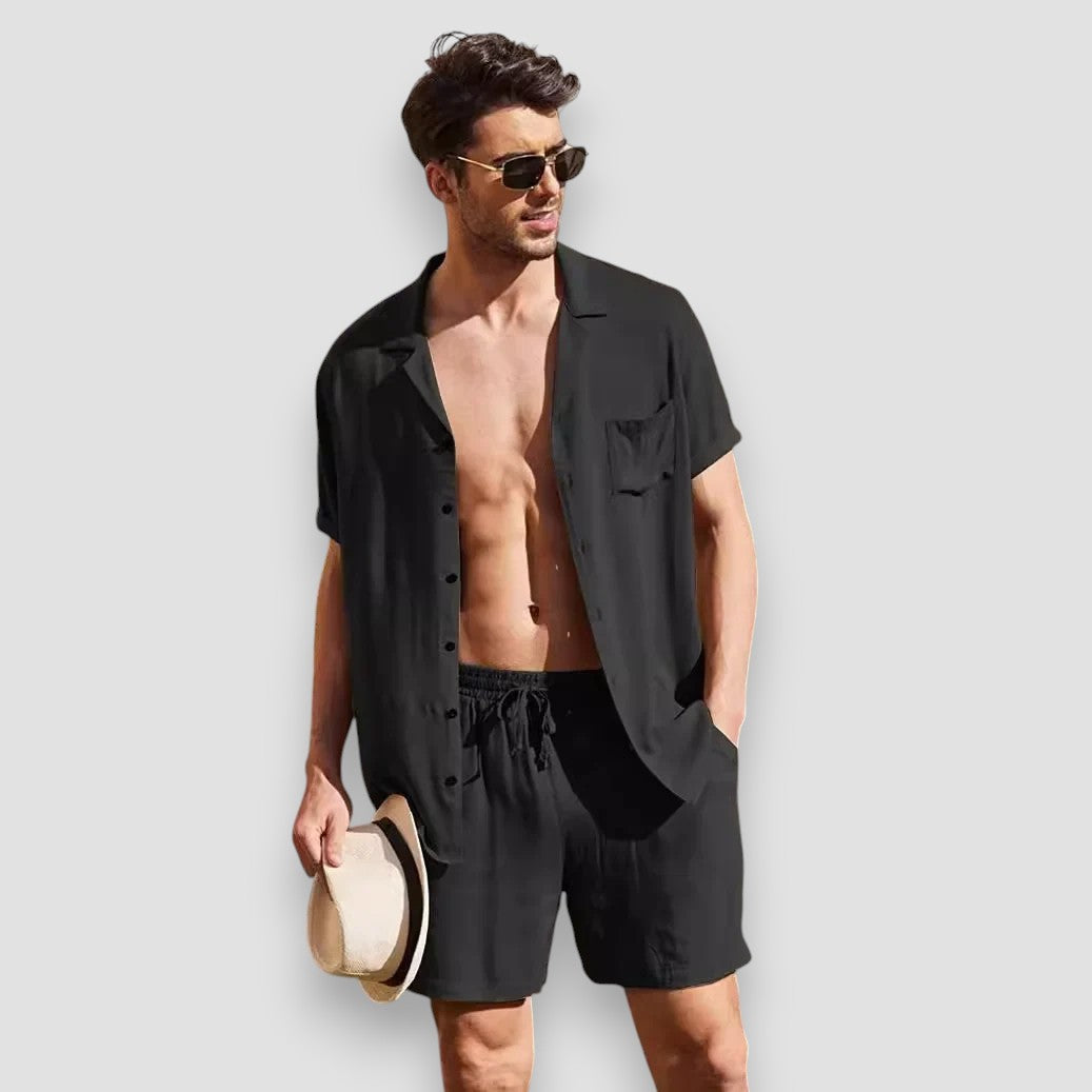 Célestin™ | Chemise d'été en coton et lin