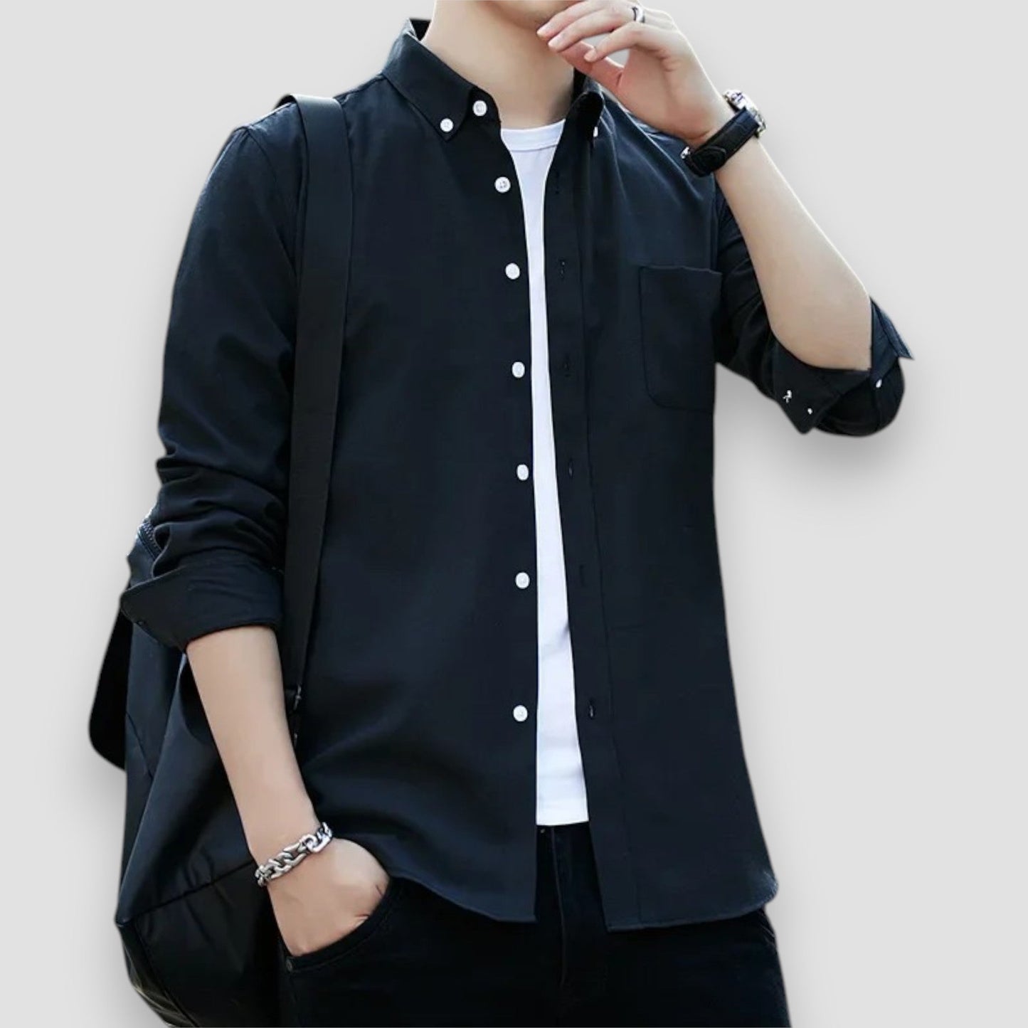 Toulon™ | Chemise en coton Oxford à manches longues