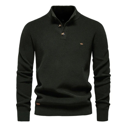 Damien™ | Pull Col Haut Élégant