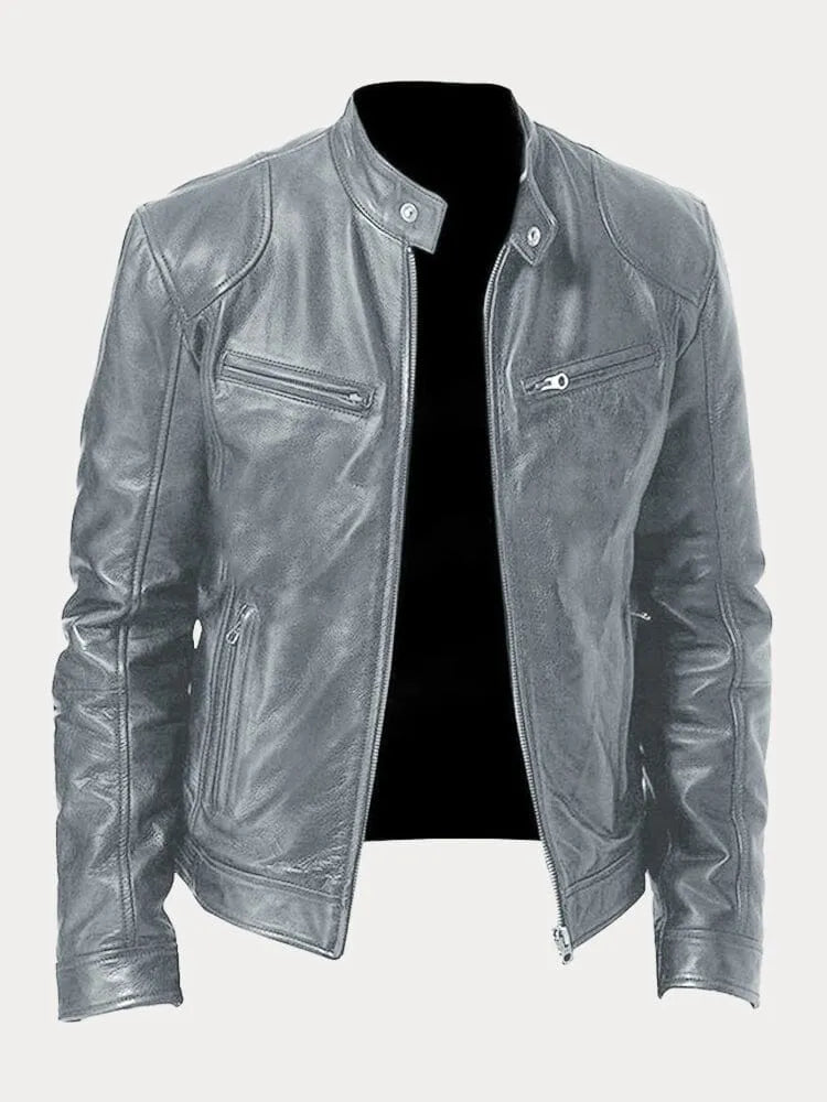 Leon / Veste en Cuir Urbain Premium