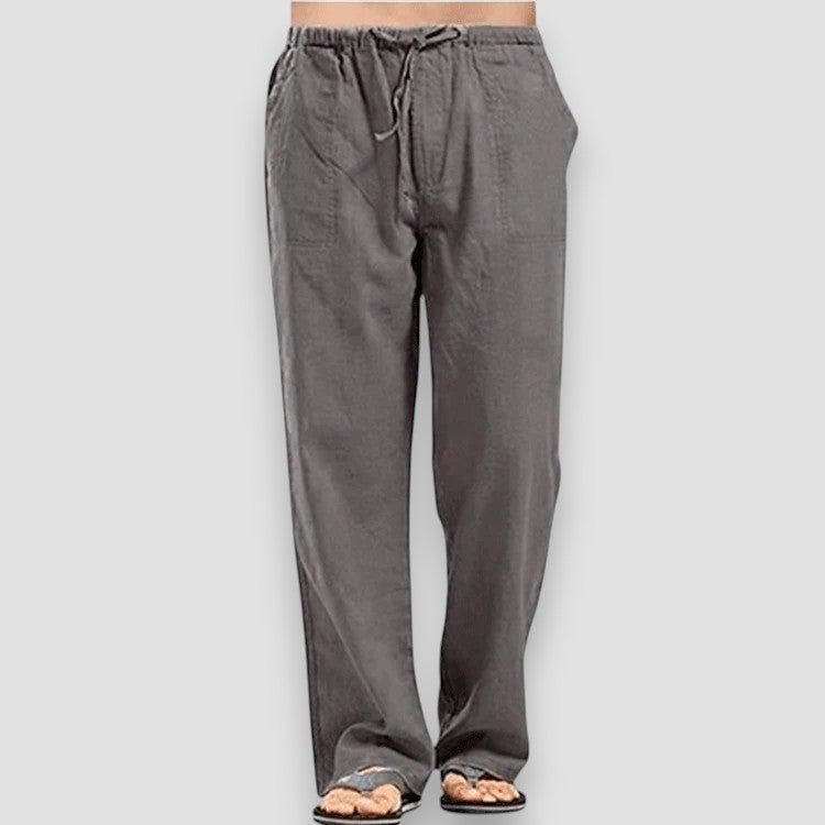 Bordeaux™ | Pantalon d’été en coton et lin