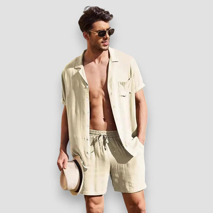 Célestin™ | Chemise d'été en coton et lin