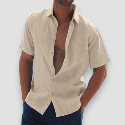 Rennes™ | Chemise décontractée en coton et lin