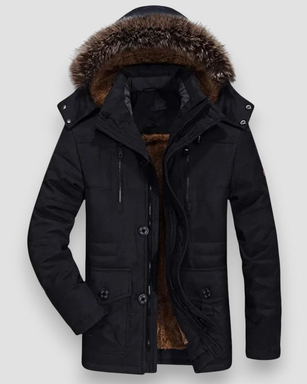 Pires™ | Veste d'hiver en coton avec capuche