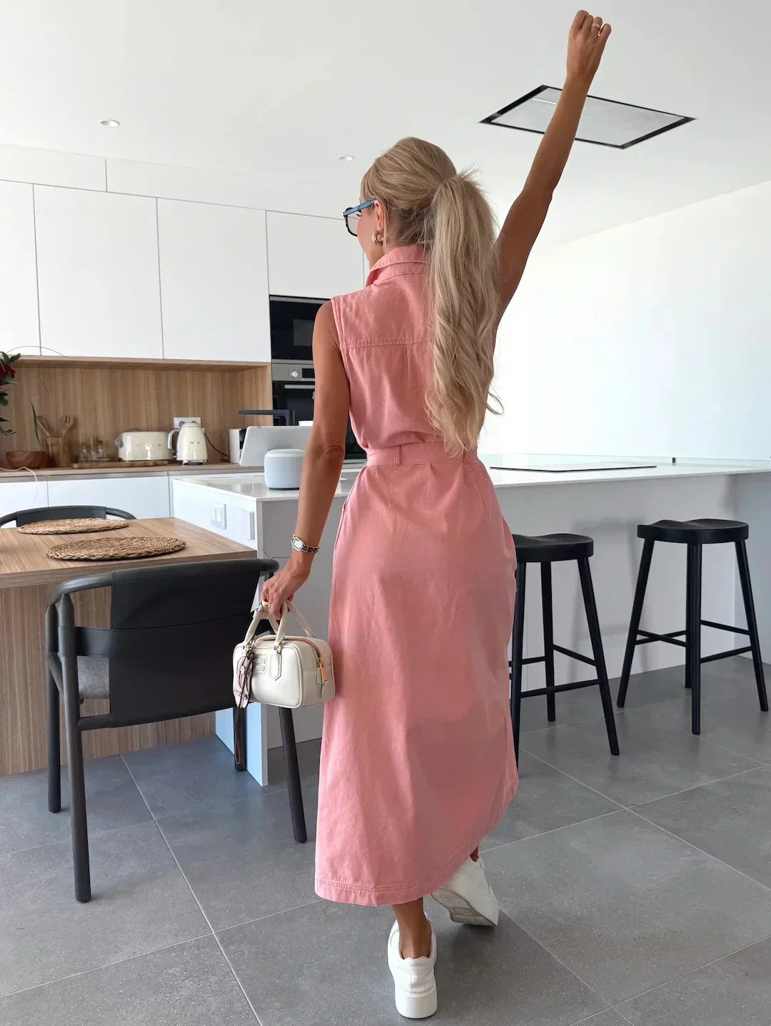 Lucie™ | Robe Maxi Élégante avec Détails Ludiques