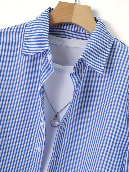 Roger™  | Chemise Rayée Confortable