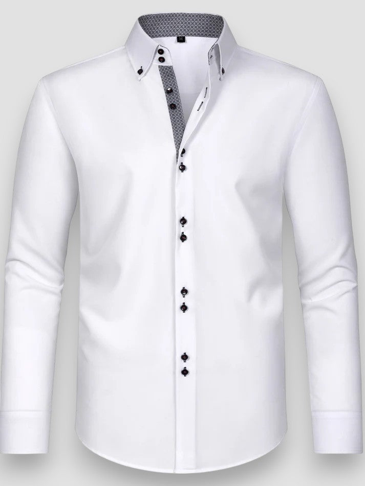 Michel™ | Chemise Soignée à Boutonnage