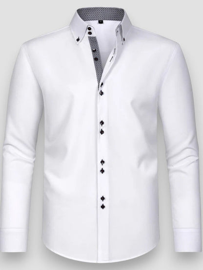 Michel™ | Chemise Soignée à Boutonnage