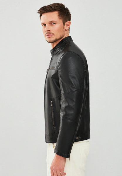 Leon / Veste en Cuir Urbain Premium
