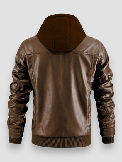 Bruno™ | Blouson bomber rétro biker