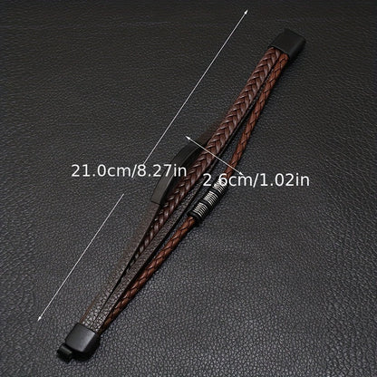 Chez Monsieur™ | Bracelet vintage en perles tissé à la main et à plusieurs couches