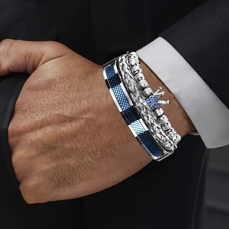 Chez Monsieur™ | Bracelets couronne pour homme, faits main et de luxe