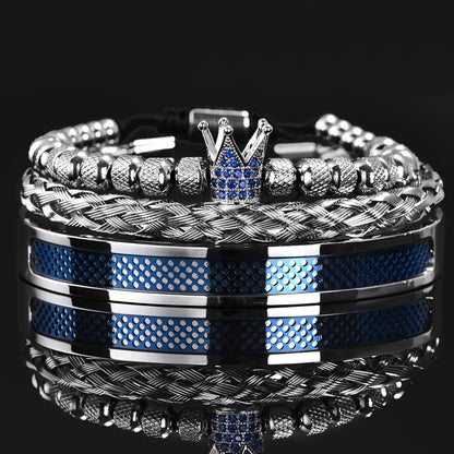 Chez Monsieur™ | Bracelets couronne pour homme, faits main et de luxe