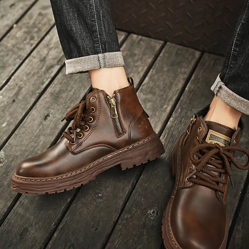 Bertrand™ | Bottines Vintage Imperméables et Antidérapantes