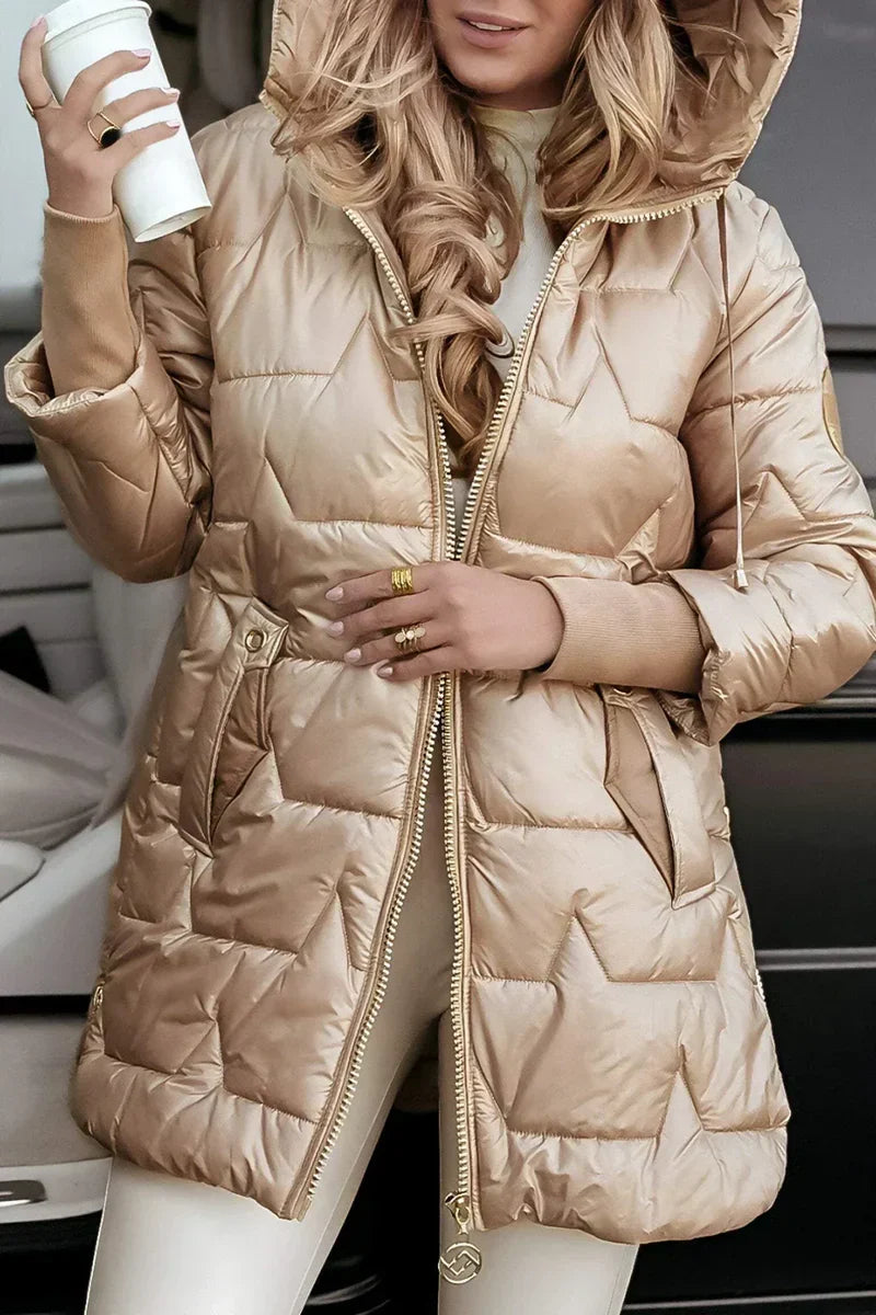 Kalina™ | Élégant manteau d'hiver à capuche
