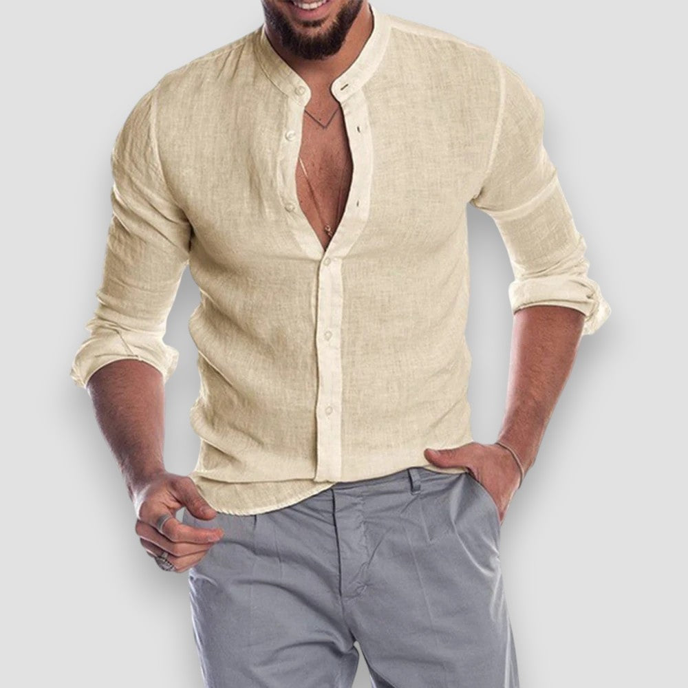 Lionel™ | Chemise Lin Respirante pour Toute Occasion