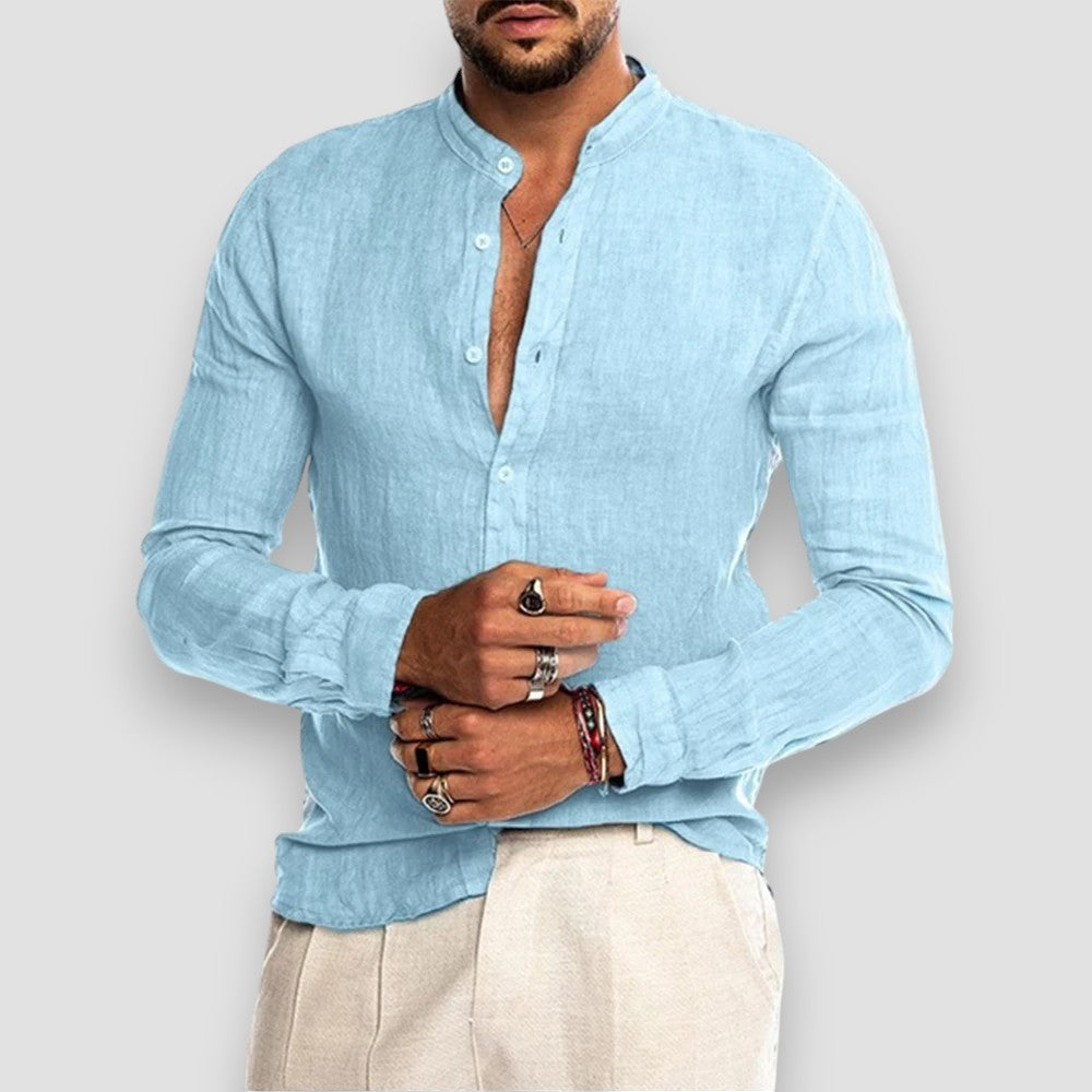 Lionel™ | Chemise Lin Respirante pour Toute Occasion