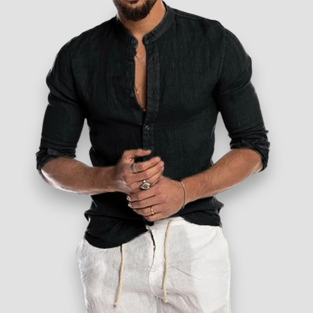 Lionel™ | Chemise Lin Respirante pour Toute Occasion