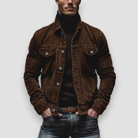 André™ | Veste Rétro en Velours Côtelé