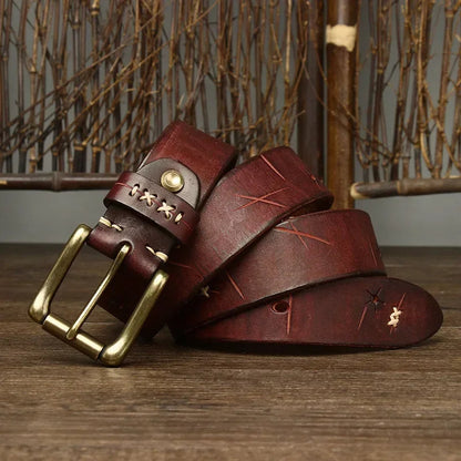 Chez Monsieur™ | Ceinture en Cuir de Buffle