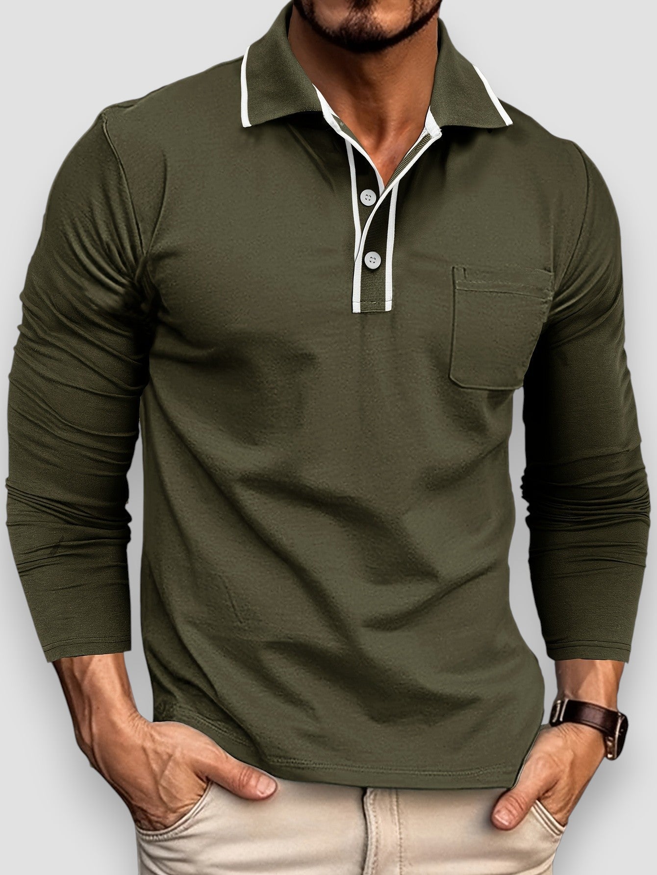 Poirier™ | Polo à Manches Longues