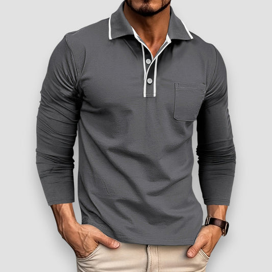Poirier™ | Polo à Manches Longues