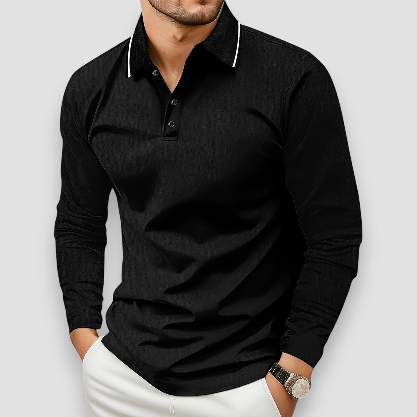 Hubert™ | Polo à Manches Longues