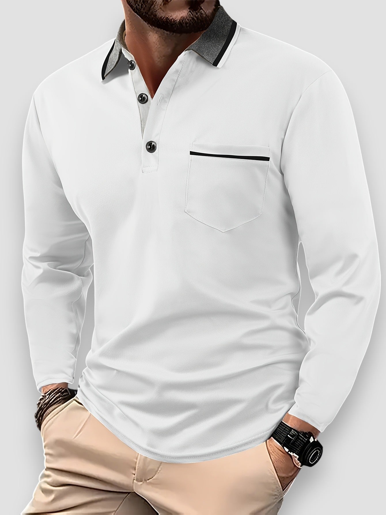 Pires™ | Polo à Manches Longues