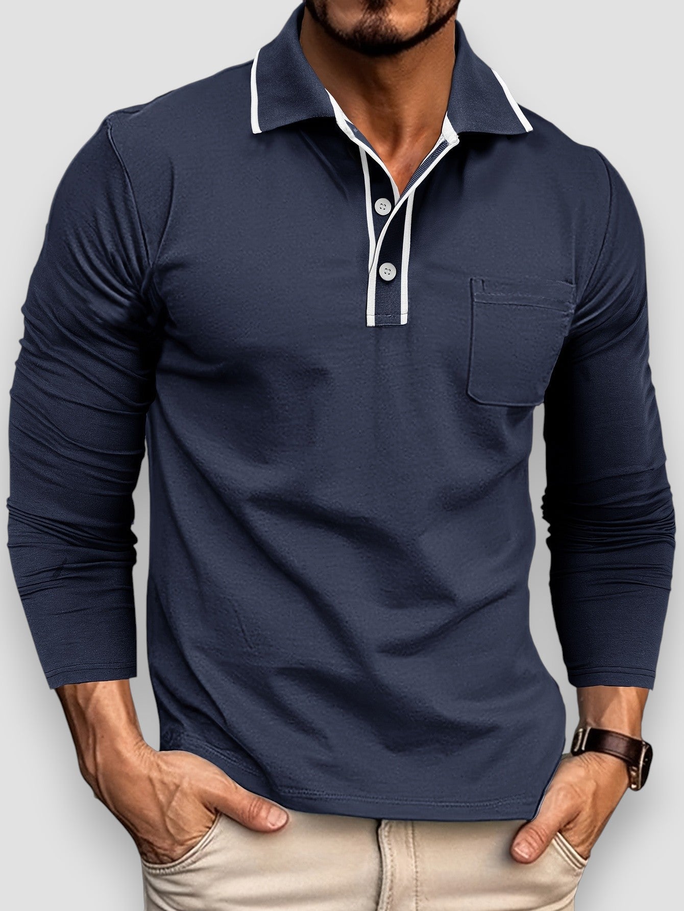 Poirier™ | Polo à Manches Longues