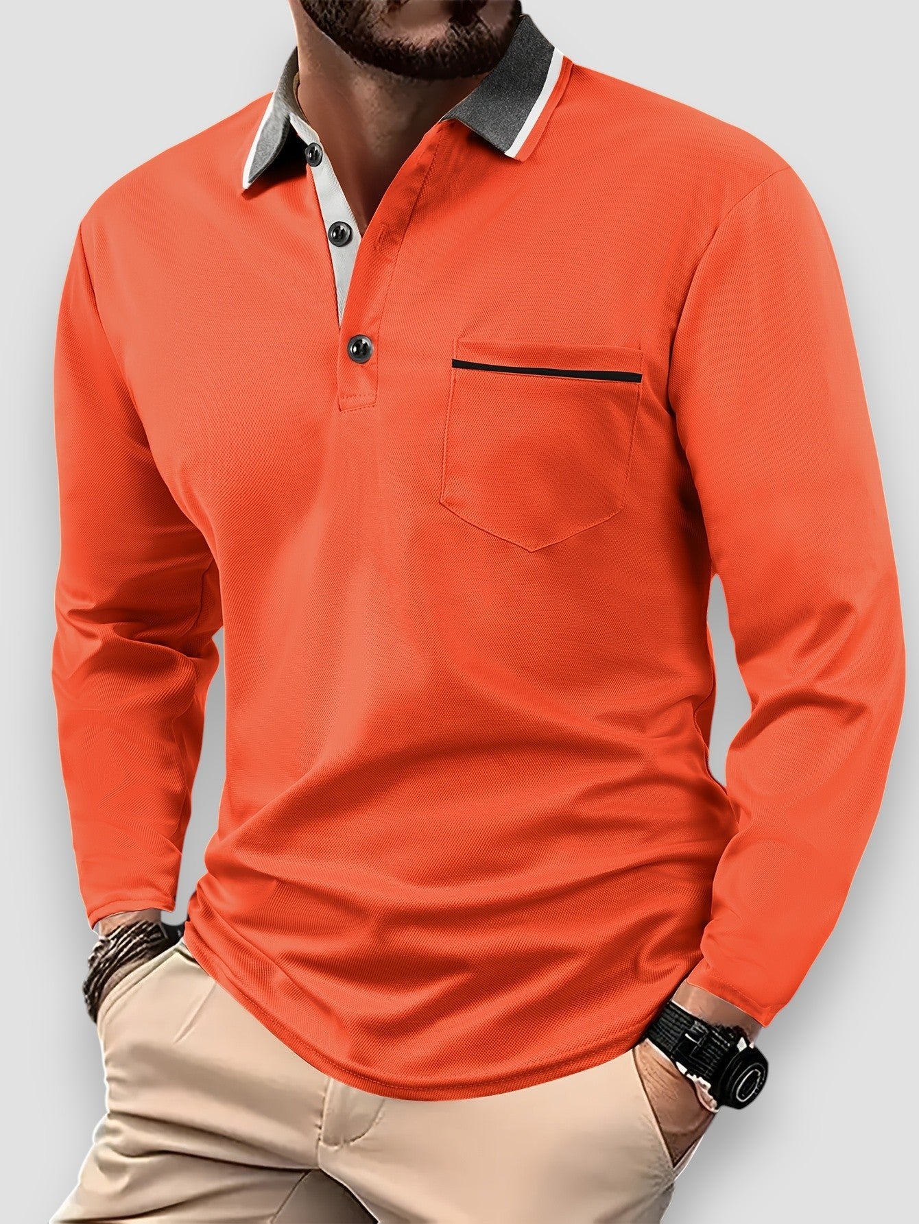 Pires™ | Polo à Manches Longues