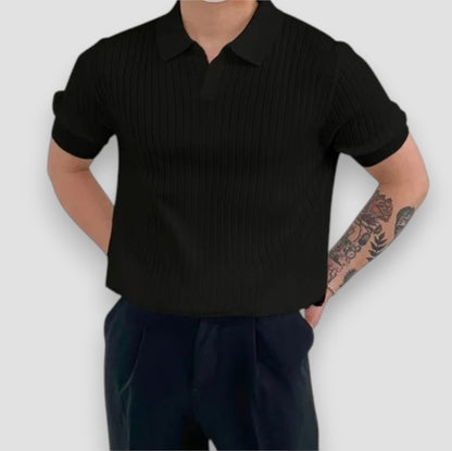 Aubry™ | Polo en Coton Côtelé