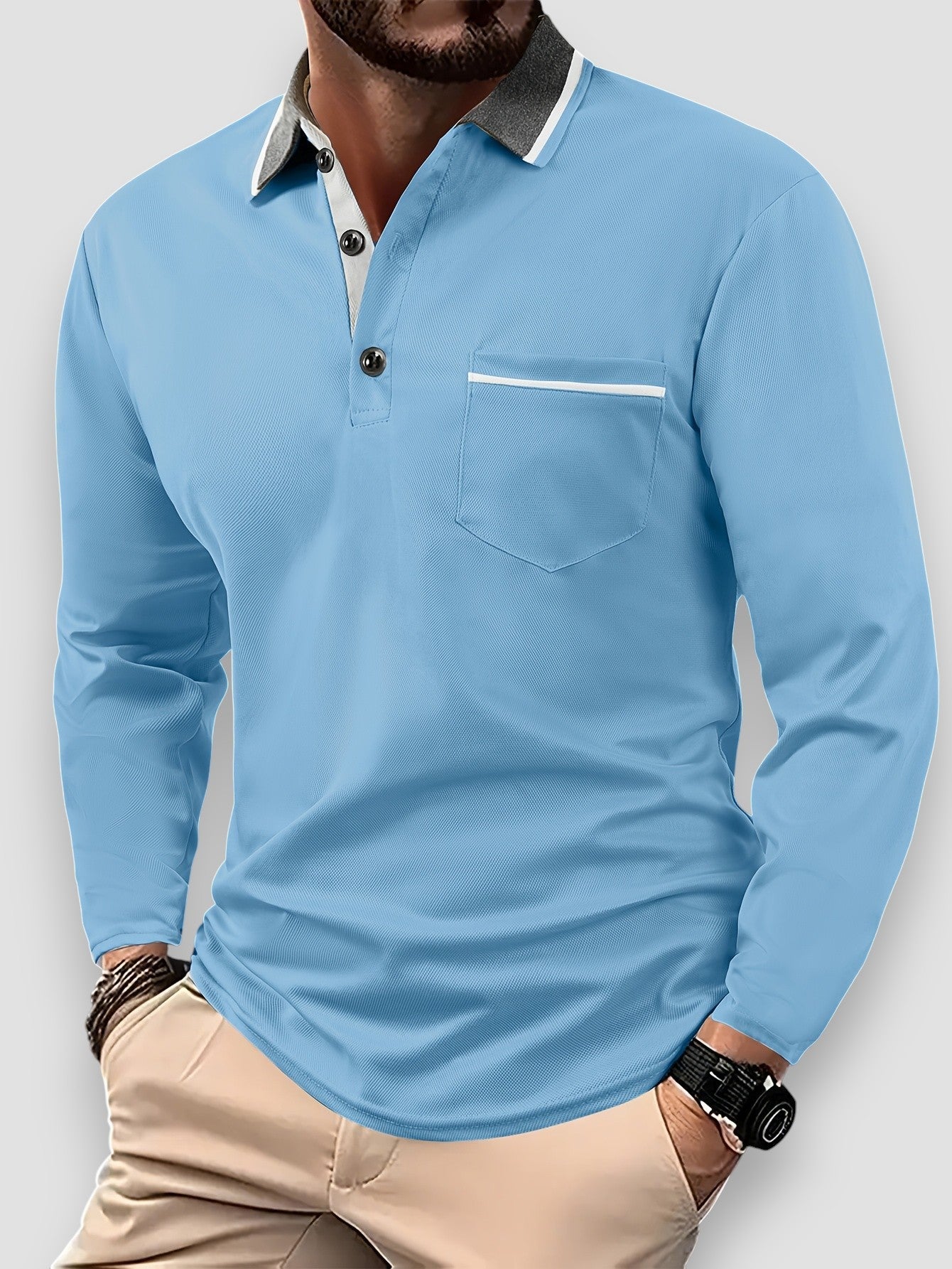 Pires™ | Polo à Manches Longues